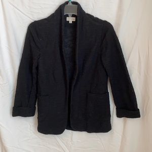 Maison Jules | Black knit cardigan blazer